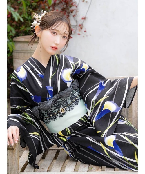 DAZZY(デイジー)の「【4万枚突破のヒットシリーズ】注目度の高いこだわりデザイン 全14種類!選べる浴衣2点セット(浴衣+帯)(浴衣・レディース・その他5/その他4/その他2/その他1/その他3/その他6/その他7/その他8/その他9/その他11/その他10・フリー)」の6枚目の写真