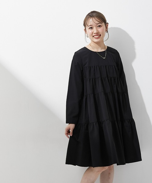 DOEN クロシェコットンボイル ミディ丈ワンピース 【関税なし】 洗える]コットンタイプライターワンピース(ワンピース) | GIANNI
