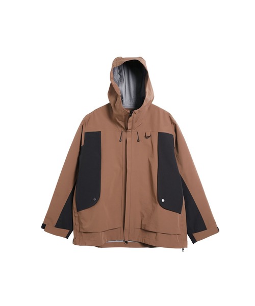 S'more(スモア)の「3L Nylon mountain jacket(マウンテンパーカー・レディース・ブラック/ブラウン・MEDIUM/LARGE/X-LARGE)」の5枚目の写真