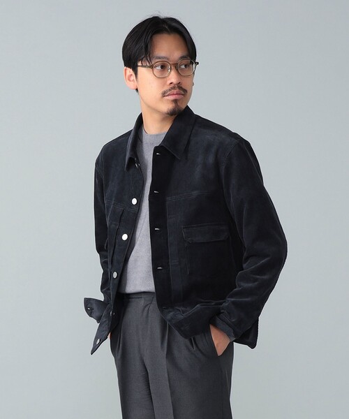BEAMS F（ビームスエフ）の「Jeanik / コーデュロイ 2ndタイプ ブルゾン（ブルゾン・メンズ・ブラック/ベージュ・LARGE/MEDIUM/SMALL）」の7枚目の写真