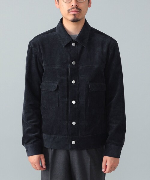 BEAMS F（ビームスエフ）の「Jeanik / コーデュロイ 2ndタイプ ブルゾン（ブルゾン・メンズ・ブラック/ベージュ・LARGE/MEDIUM/SMALL）」の8枚目の写真