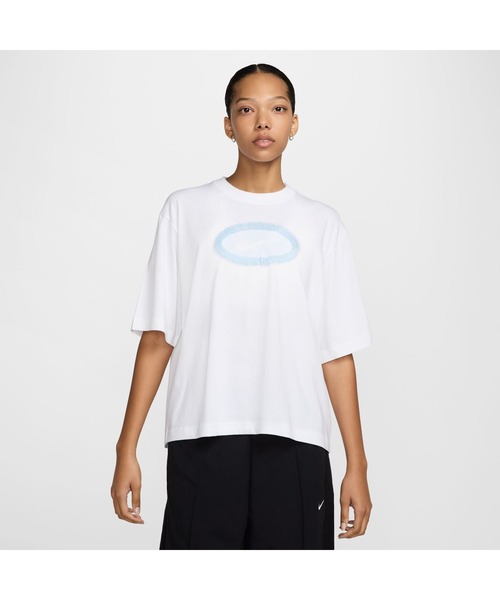NIKE（ナイキ）の「ナイキ NIKE ナイキ  NSW HYPER FEMME S/S Tシャツ（Tシャツ/カットソー・レディース・ホワイト・S/M/L/XL）」の6枚目の写真