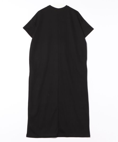 wee9s(ウィークス)の「HANSODE sweatee one piece / 半袖スウェッティーワンピース(スッキリタイプ)(ワンピース・レディース・ターコイズブルー/ブラック/レッド・LONG/SHORT/FREE)」の6枚目の写真