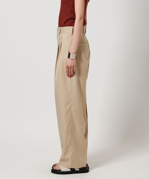 CITEN（シテン）の「＜CITEN＞リラックスフィットスラックス（スラックス・レディース・ベージュ/ブラック・M/S）」の17枚目の写真