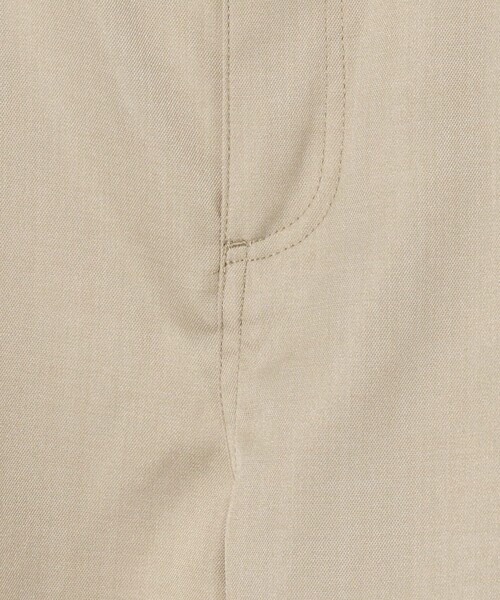 CITEN（シテン）の「＜CITEN＞リラックスフィットスラックス（スラックス・レディース・ベージュ/ブラック・M/S）」の3枚目の写真