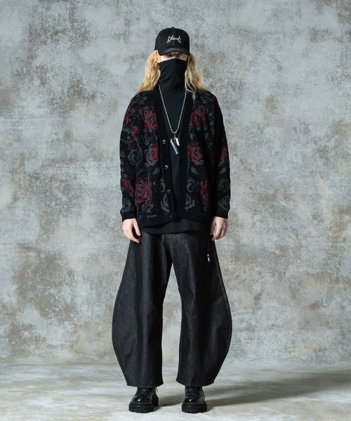 glamb(グラム)の「Hidden Valley Cardigan / ヒドゥンバレーカーディガン(カーディガン/ボレロ・メンズ・グリーン/ブラック・S/M/L)」の7枚目の写真