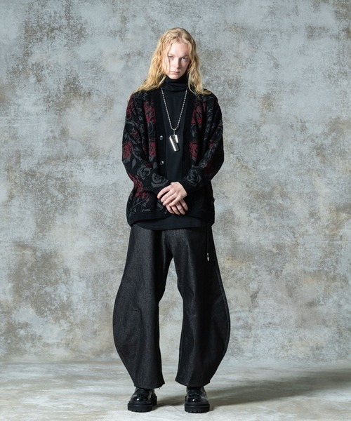 glamb(グラム)の「Hidden Valley Cardigan / ヒドゥンバレーカーディガン(カーディガン/ボレロ・メンズ・グリーン/ブラック・S/M/L)」の8枚目の写真