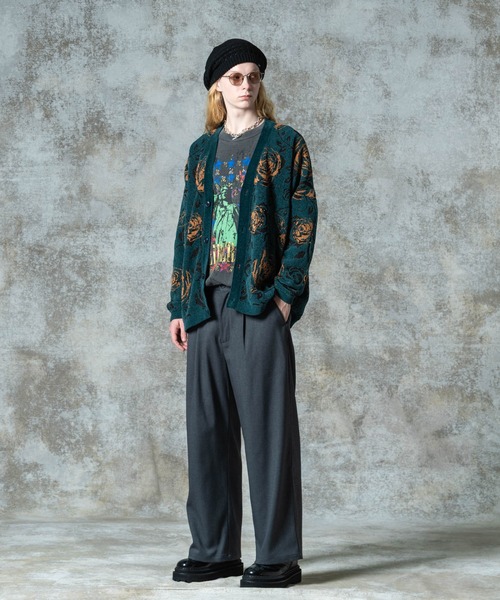 glamb(グラム)の「Hidden Valley Cardigan / ヒドゥンバレーカーディガン(カーディガン/ボレロ・メンズ・グリーン/ブラック・S/M/L)」の10枚目の写真