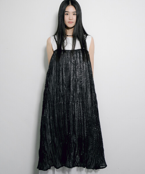 Bshop(ビショップ)の「eunoia | キャミソールワンピース WOMEN(ワンピース・レディース・ブラック・ONE)」の15枚目の写真