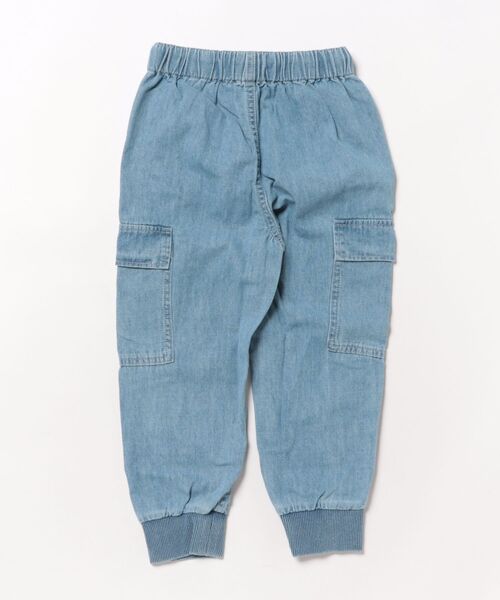 Catchup（ケチャップ）の「【Catchup】ライトオンスデニムスリムカーゴパンツ（デニムパンツ・キッズ・ネイビー/ブルー・110㎝/120㎝/130㎝/140㎝/150cm/100㎝）」の5枚目の写真