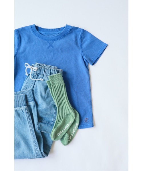 Catchup（ケチャップ）の「【Catchup】ライトオンスデニムスリムカーゴパンツ（デニムパンツ・キッズ・ネイビー/ブルー・110㎝/120㎝/130㎝/140㎝/150cm/100㎝）」の9枚目の写真