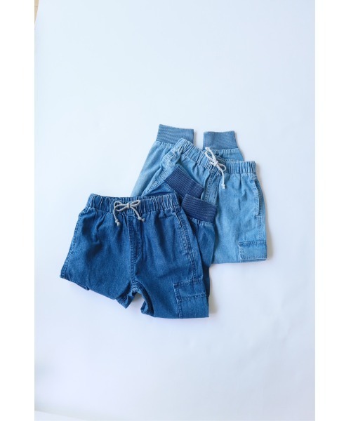 Catchup（ケチャップ）の「【Catchup】ライトオンスデニムスリムカーゴパンツ（デニムパンツ・キッズ・ネイビー/ブルー・110㎝/120㎝/130㎝/140㎝/150cm/100㎝）」の10枚目の写真