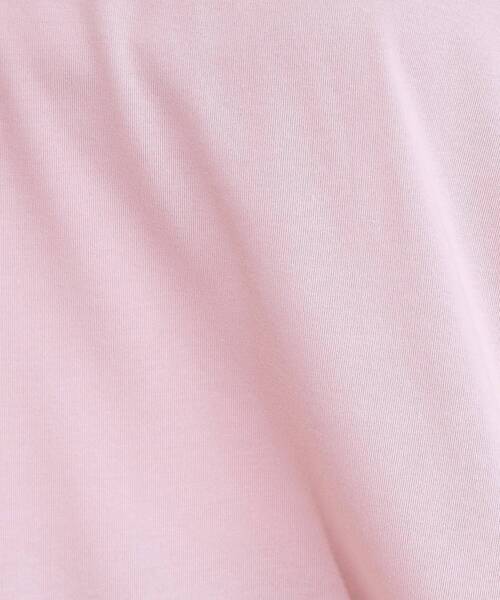 SHOO・LA・RUE（シューラルー）の「【洗える/S-LL/ひんやり/UV】汗をかいても気になりにくい スリットトップス（Tシャツ/カットソー・レディース・ホワイト/グリーン/ブラック/ベビーピンク/チャコールグレー/ブルー・01/04/03/02）」の14枚目の写真