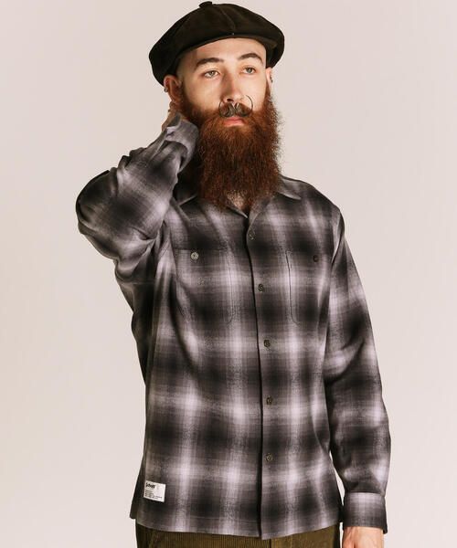 Schott/ショット/OMBRE CHECK FLANNEL LS SHIRT/オンブレ