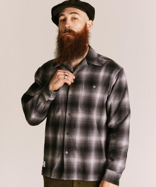 Schott/ショット/OMBRE CHECK FLANNEL LS SHIRT/オンブレ