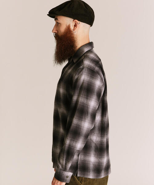 Schott/ショット/OMBRE CHECK FLANNEL LS SHIRT/オンブレチェック