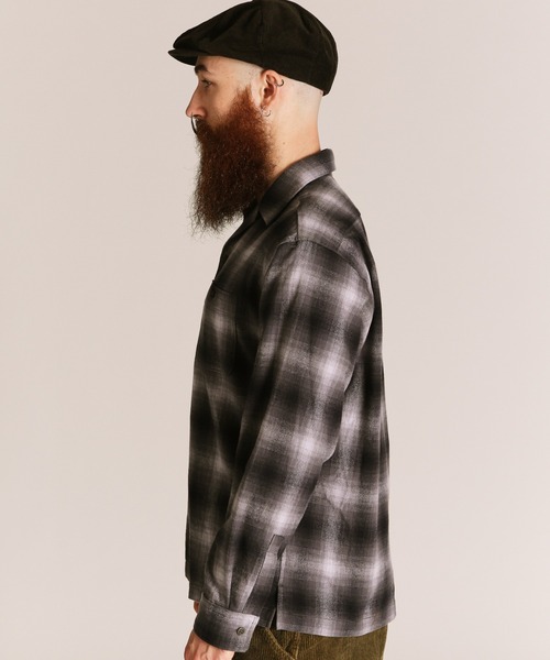 Schott/ショット/OMBRE CHECK FLANNEL LS SHIRT/オンブレ