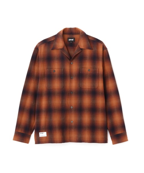Schott ショット OMBRE CHECK FLANNEL LS SHIRT OMBRE CHECK FLANNEL LS SHIRT/オンブレチェック フランネル LS