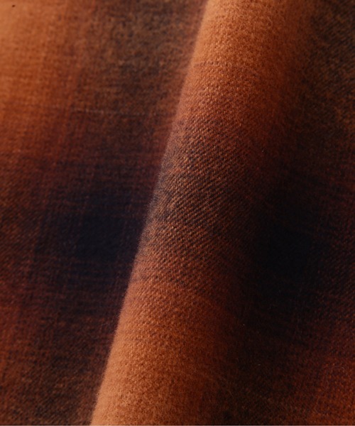 schott（ショット）の「Schott/ショット/OMBRE CHECK FLANNEL LS SHIRT/オンブレチェック フランネルシャツ（シャツ/ブラウス・メンズ・ブラウン/ブラック・2XL/XL/L/M）」の15枚目の写真