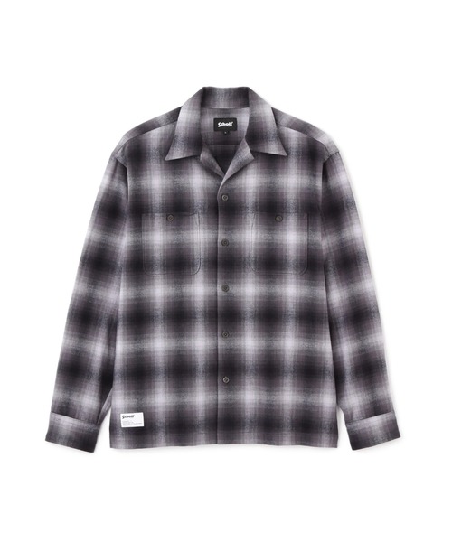 Schott/ショット/OMBRE CHECK FLANNEL LS SHIRT/オンブレ