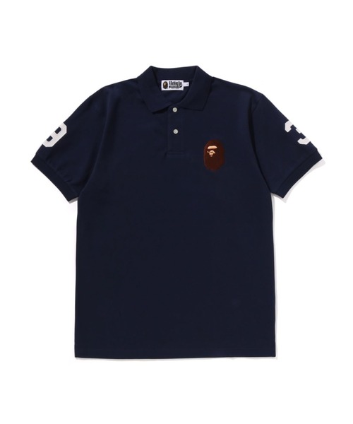 LARGE APE HEAD POLO BAPEC（ポロシャツ）｜A BATHING APE（ア