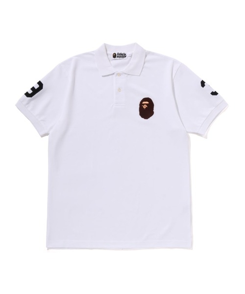 LARGE APE HEAD POLO BAPEC（ポロシャツ）｜A BATHING APE（ア