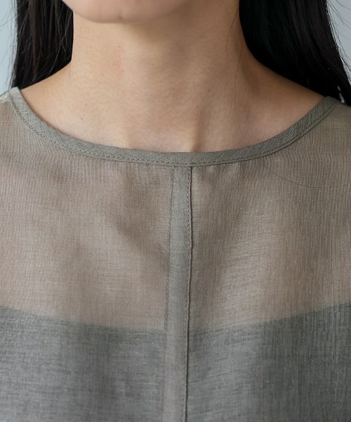 No Rule No Line（ノール－ルノーライン）の「シアーワンピース シアーロングスリットワンピ（ワンピース・レディース・ベージュ系/ホワイト/ブラック・FREE）」の19枚目の写真