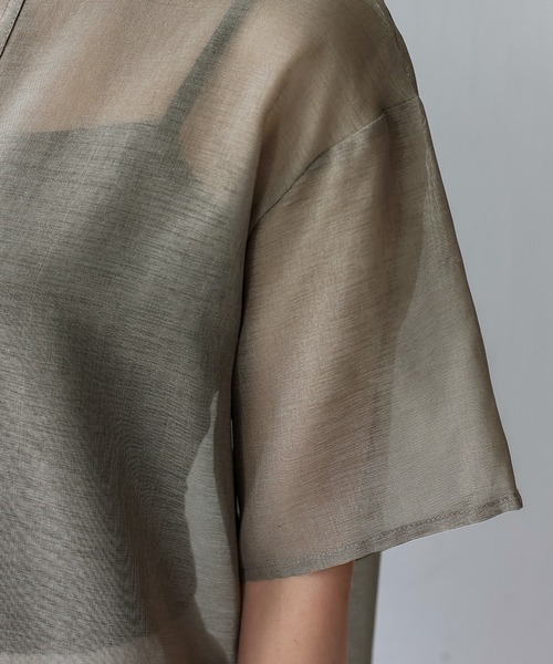 No Rule No Line（ノール－ルノーライン）の「シアーワンピース シアーロングスリットワンピ（ワンピース・レディース・ベージュ系/ホワイト/ブラック・FREE）」の20枚目の写真