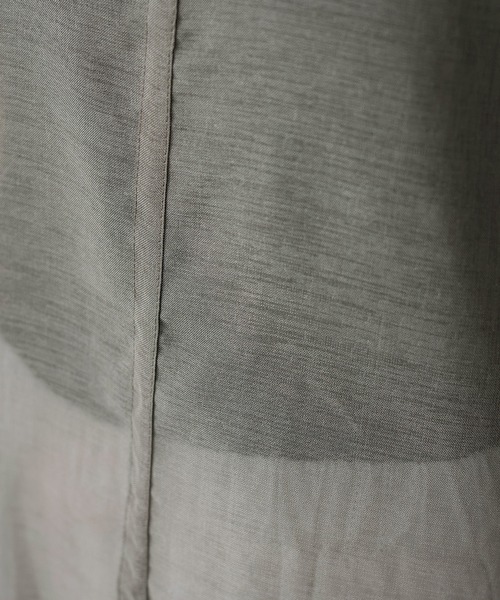 No Rule No Line（ノール－ルノーライン）の「シアーワンピース シアーロングスリットワンピ（ワンピース・レディース・ベージュ系/ホワイト/ブラック・FREE）」の21枚目の写真