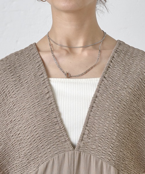 COLONY 2139（コロニートゥーワンスリーナイン）の「シャーリングオールインワン（つなぎ/オールインワン・レディース・ブラック/グレイッシュベージュ・FREE）」の21枚目の写真