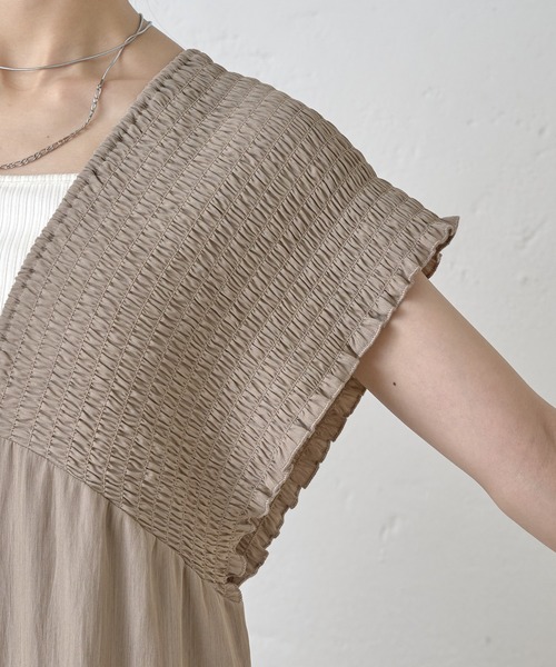 COLONY 2139（コロニートゥーワンスリーナイン）の「シャーリングオールインワン（つなぎ/オールインワン・レディース・ブラック/グレイッシュベージュ・FREE）」の22枚目の写真