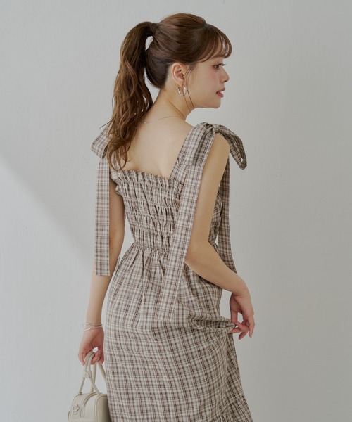 本日限定セール！歓送迎会tobechic肩おリボンワンピース新品40 TO BE CHIC / トゥー ビー シック （レディース） ワンピース