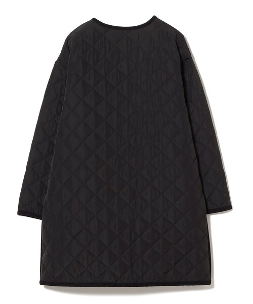 B:MING by BEAMS(ビーミングバイビームス)の「キルティング ノーカラー ロング コート(S~M)(ノーカラーコート・レディース・ベージュ/ブラック/ホワイト系その他5・SMALL/MEDIUM)」の15枚目の写真