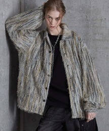 SERACE(ZX)́ySERACEzLoose stripe shaggy shirt / [YXgCvVM[Vc(Vc/uEX)