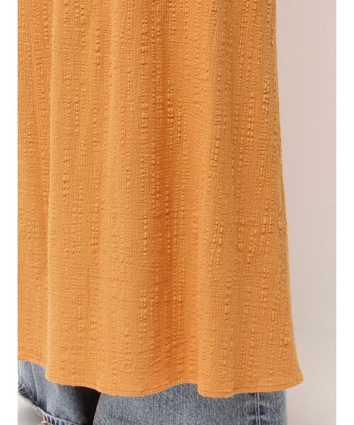 Ungrid(アングリッド)の「バックオープンギャザーキャミワンピース(ワンピース・レディース・オフホワイト/オレンジ/ブラック・FREE)」の13枚目の写真