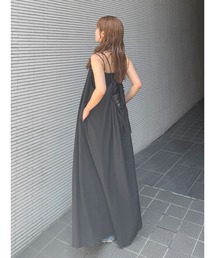 Ungrid | バックオープンギャザーキャミワンピース(ワンピース)