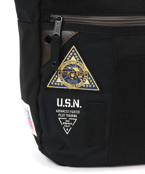 AVIREX(アヴィレックス)の「SHOULDER BAG "TOP GUN" / ショルダーバッグ トップガン / AVIREX / アヴィレックス(ショルダーバッグ・メンズ・ブラック/オリーブ系・F)」の10枚目の写真