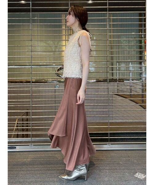 LAGUNAMOON（ラグナムーン）の「フェザーライクVネックノースリーブ