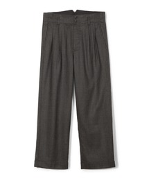 MEN'S BIGI | 【50th Anniv . 中田 慎介】 WOOL HOUND'S TOOTH WIDE PANTS(スラックス)