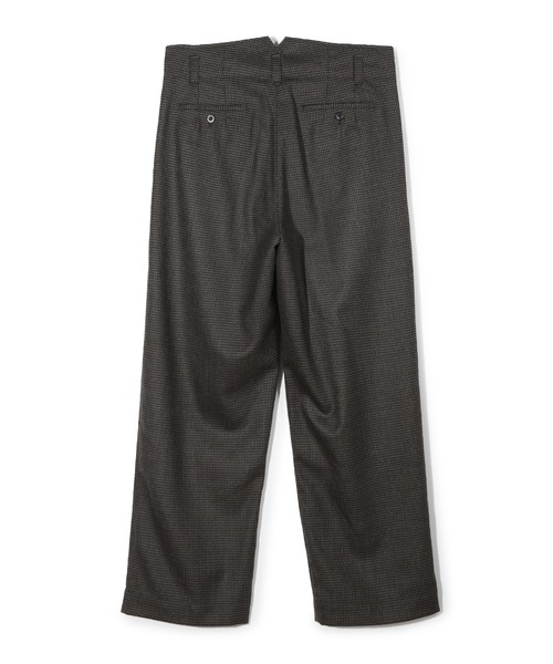 MEN'S BIGI(メンズビギ)の「【50th Anniv . 中田 慎介】 WOOL HOUND'S TOOTH WIDE PANTS(スラックス・メンズ・ブラウン・02/01/03)」の6枚目の写真
