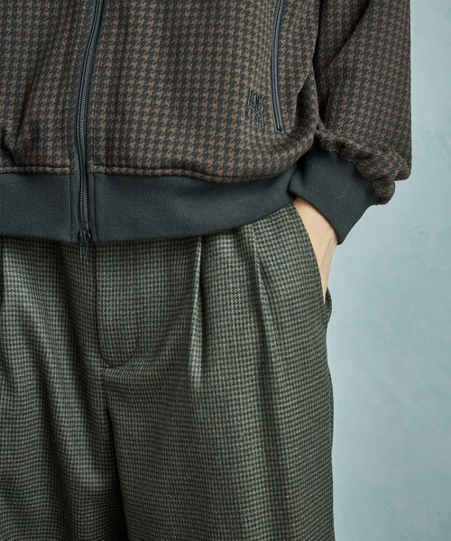 MEN'S BIGI(メンズビギ)の「【50th Anniv . 中田 慎介】 WOOL HOUND'S TOOTH WIDE PANTS(スラックス・メンズ・ブラウン・02/01/03)」の9枚目の写真