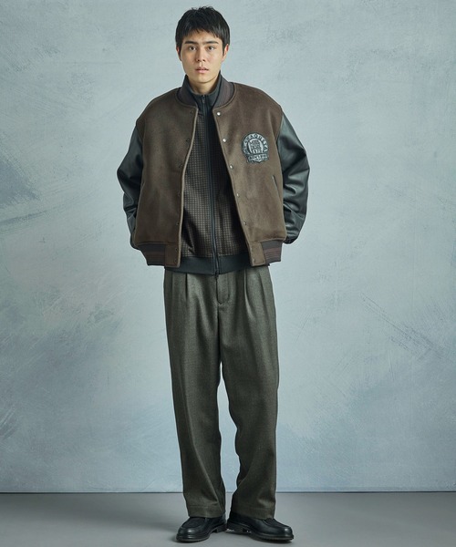 MEN'S BIGI(メンズビギ)の「【50th Anniv . 中田 慎介】 WOOL HOUND'S TOOTH WIDE PANTS(スラックス・メンズ・ブラウン・02/01/03)」の10枚目の写真