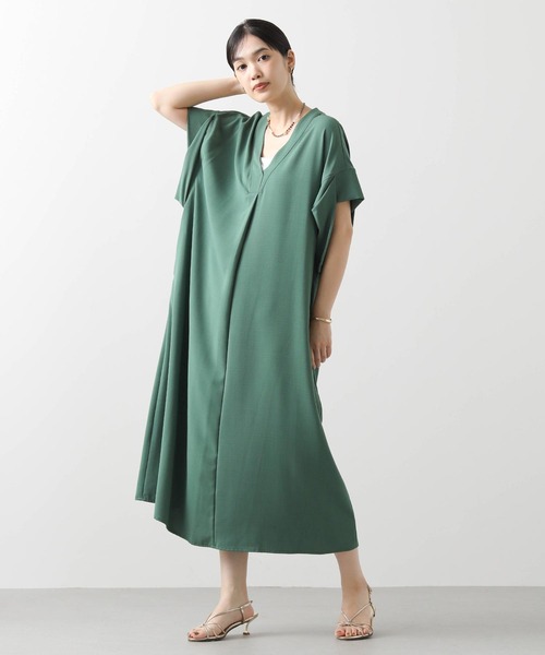 CLOCHE（クロシェ）の「クールグログランワンピ（ワンピース・レディース・グリーン/ブラック・FREE）」の13枚目の写真