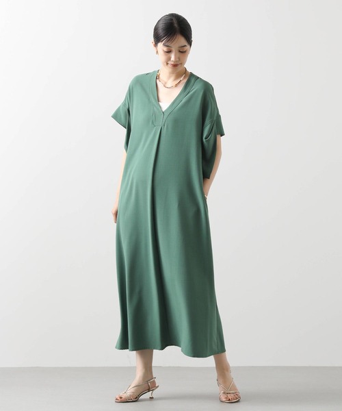 CLOCHE（クロシェ）の「クールグログランワンピ（ワンピース・レディース・グリーン/ブラック・FREE）」の16枚目の写真