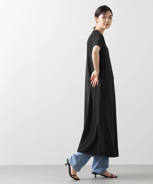 CLOCHE（クロシェ）の「クールグログランワンピ（ワンピース・レディース・グリーン/ブラック・FREE）」の4枚目の写真