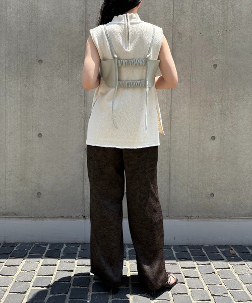 セール】【&g'aime】MIXカラーチュニックニット Mixed Color