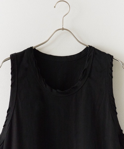 Cut-in damage tank top/切り込みダメージ タンクトップ（タンク