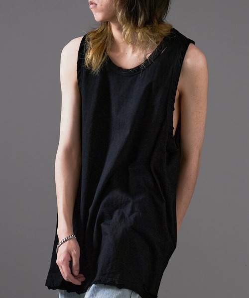 Blind leading the Blind ブラック タンクトップ LÝFT × WIND AND SEA Training Tanktop - Black