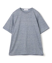リネン ボーダー ハーフスリーブカットソー BOTTO GIUSEPPE