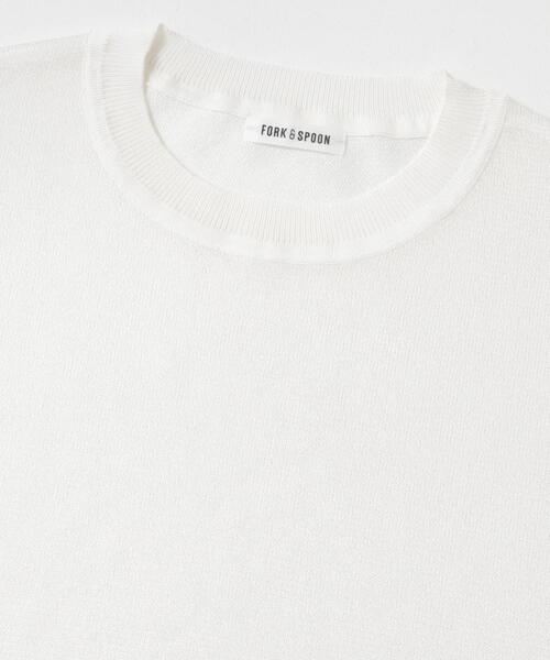 FORK&SPOON（フォークアンドスプーン）の「FORK&SPOON　LEVITAノースリーブニットプルオーバー（ニット/セーター・レディース・オフホワイト/グリーン/ネイビー・1）」の9枚目の写真